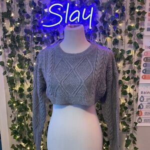 Copper Closet Crop sweater - size Small